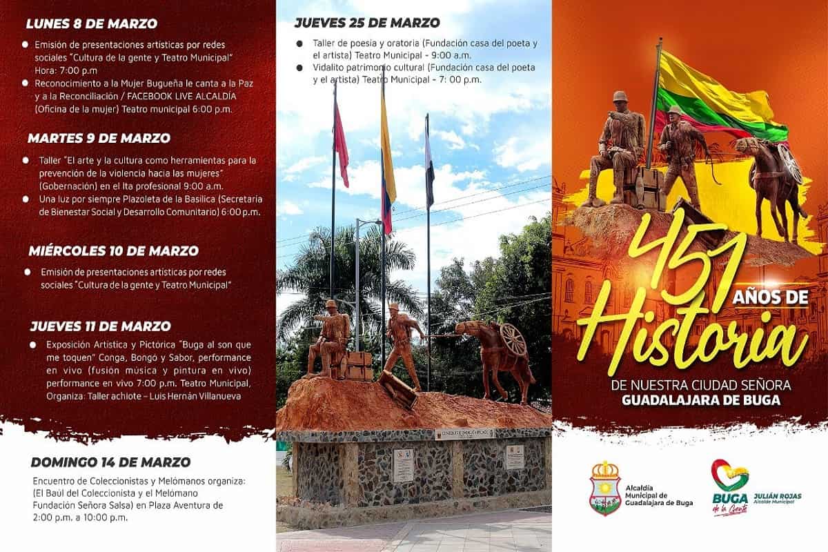 Guadalajara de Buga celebra cumpleaños 451