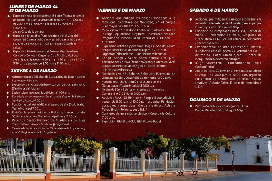 Guadalajara de Buga celebra cumpleaños 451