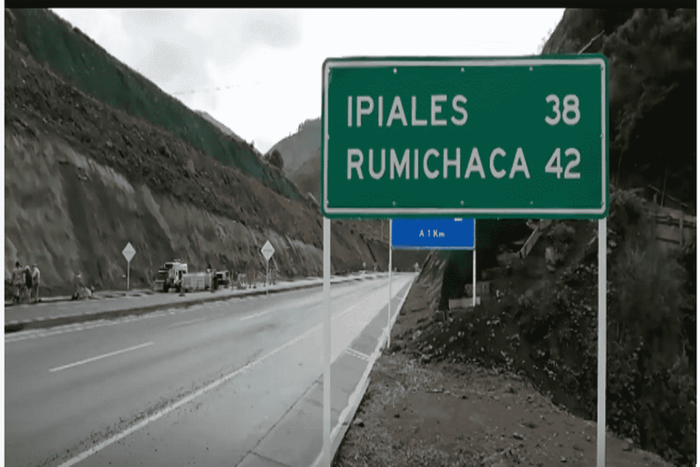 Tramos de vía Pasto-Rumichaca fueron entregados Tramos de vía Pasto-Rumichaca fueron entregados