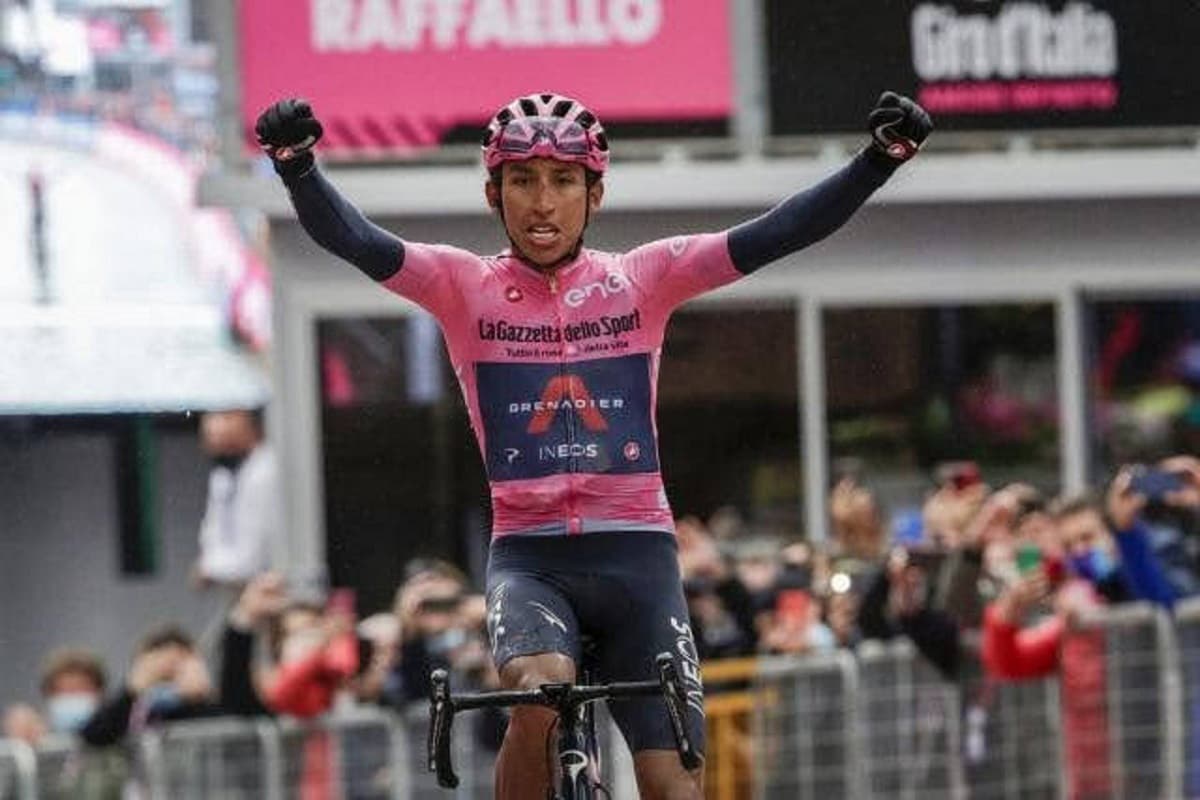 Egan Bernal gran campeón del  Giro de Italia 2021