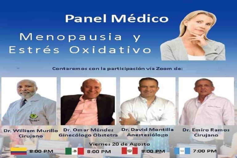 Menopausia,sus causas y que hacer.Panel con médicos especialistas Menopausia,sus causas y que hacer.Panel con médicos especialistas