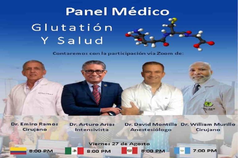 Glutatión y, como aumentar la calidad de vida. Panel Médico Glutatión y, como aumentar la calidad de vida. Panel Médico