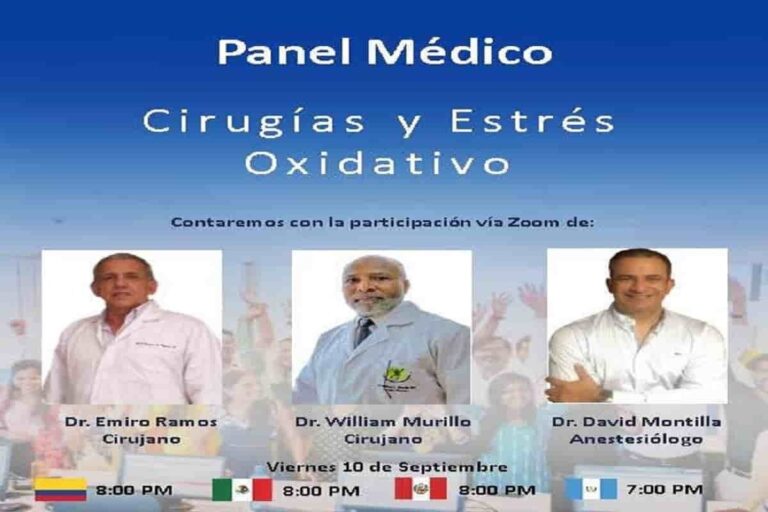 Cirugías y estrés oxidativo. Panel médico Cirugías y estrés oxidativo. Panel médico