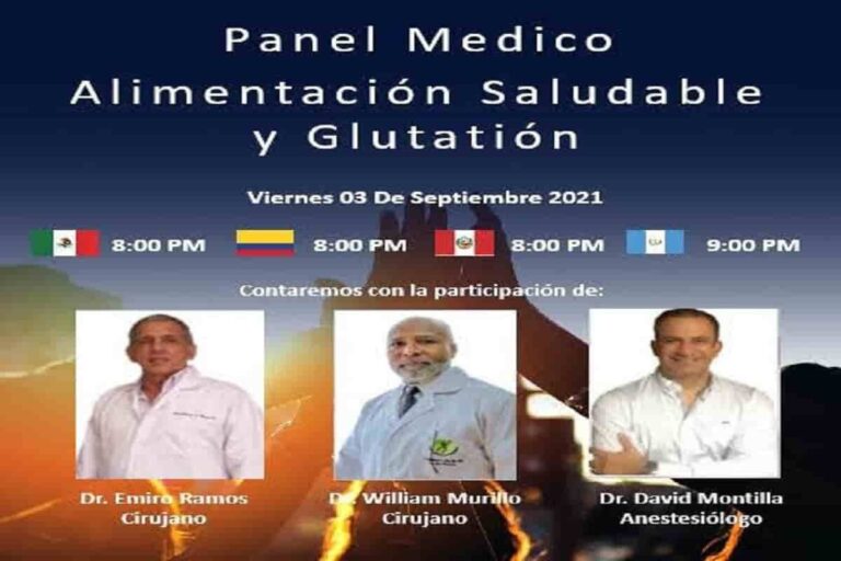 Alimentación saludable y el glutatión, panel médico Alimentación saludable y el glutatión, panel médico