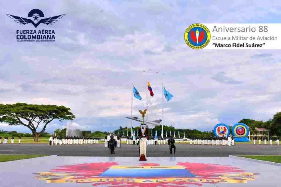 Escuela Militar de Aviación “Marco Fidel Suárez” celebra 88 años
