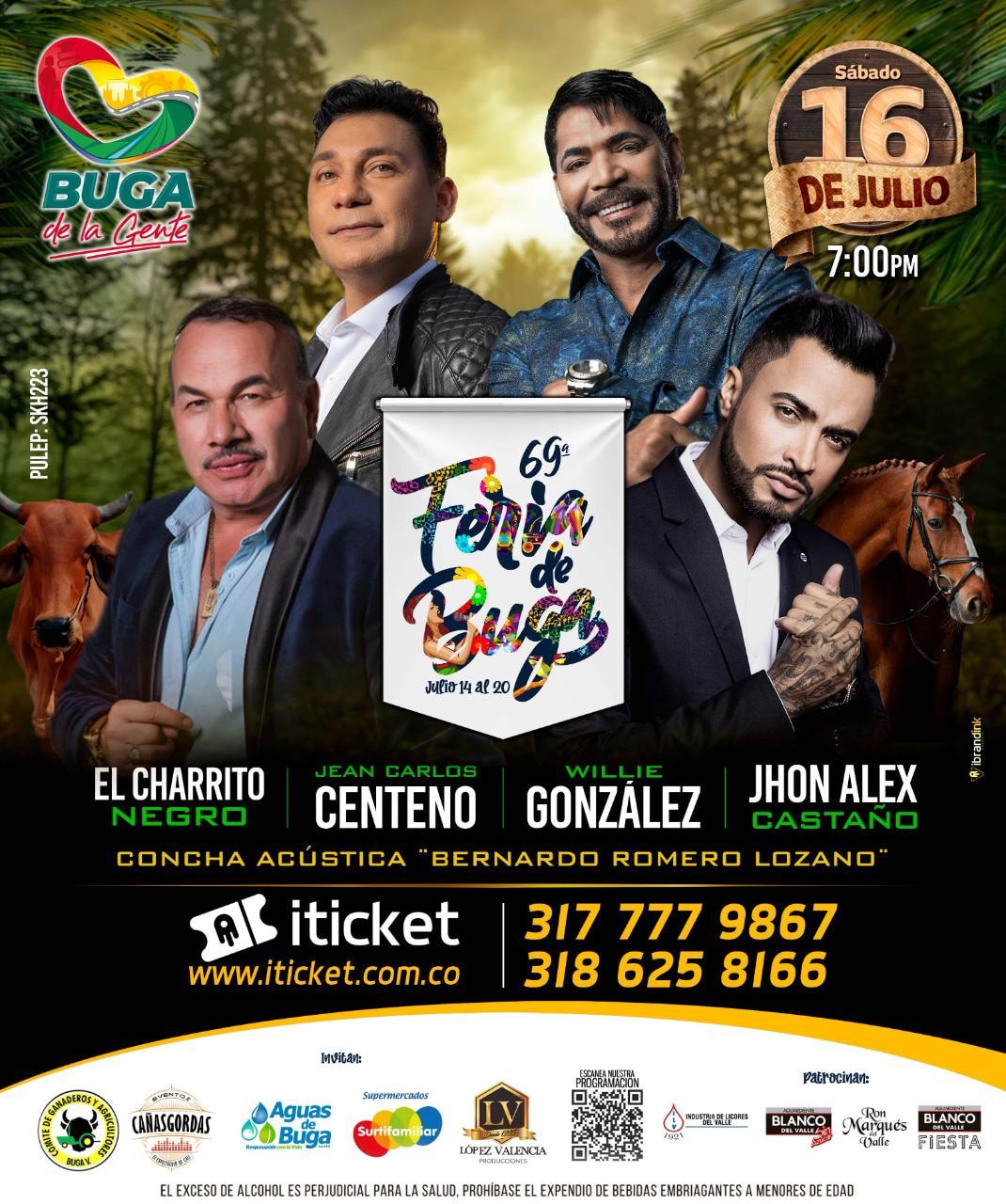 VIVE LA FERIA DE BUGA 2022, PRIMER CONCIERTO