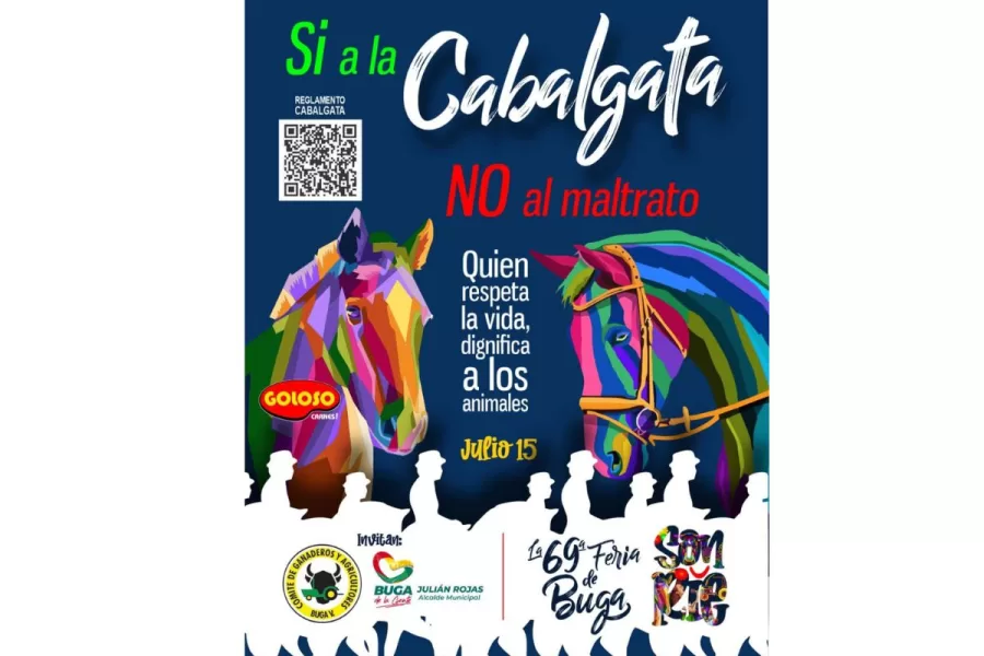 ¡SI A LA CABALGATA NO AL MALTRATO! VIVE LA FERIA DE BUGA ¡SI A LA CABALGATA NO AL MALTRATO! VIVE LA FERIA DE BUGA