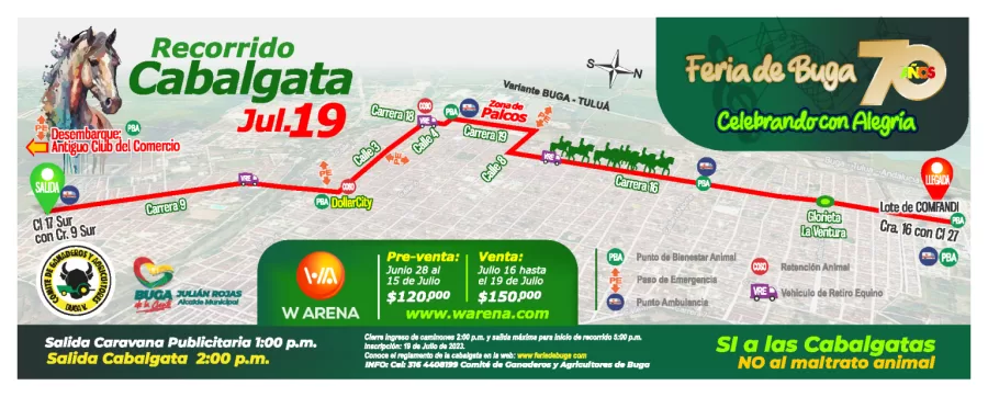 Esta es la programación de la Feria de Buga 2023 versión 70 Esta es la programación de la Feria de Buga 2023 versión 70