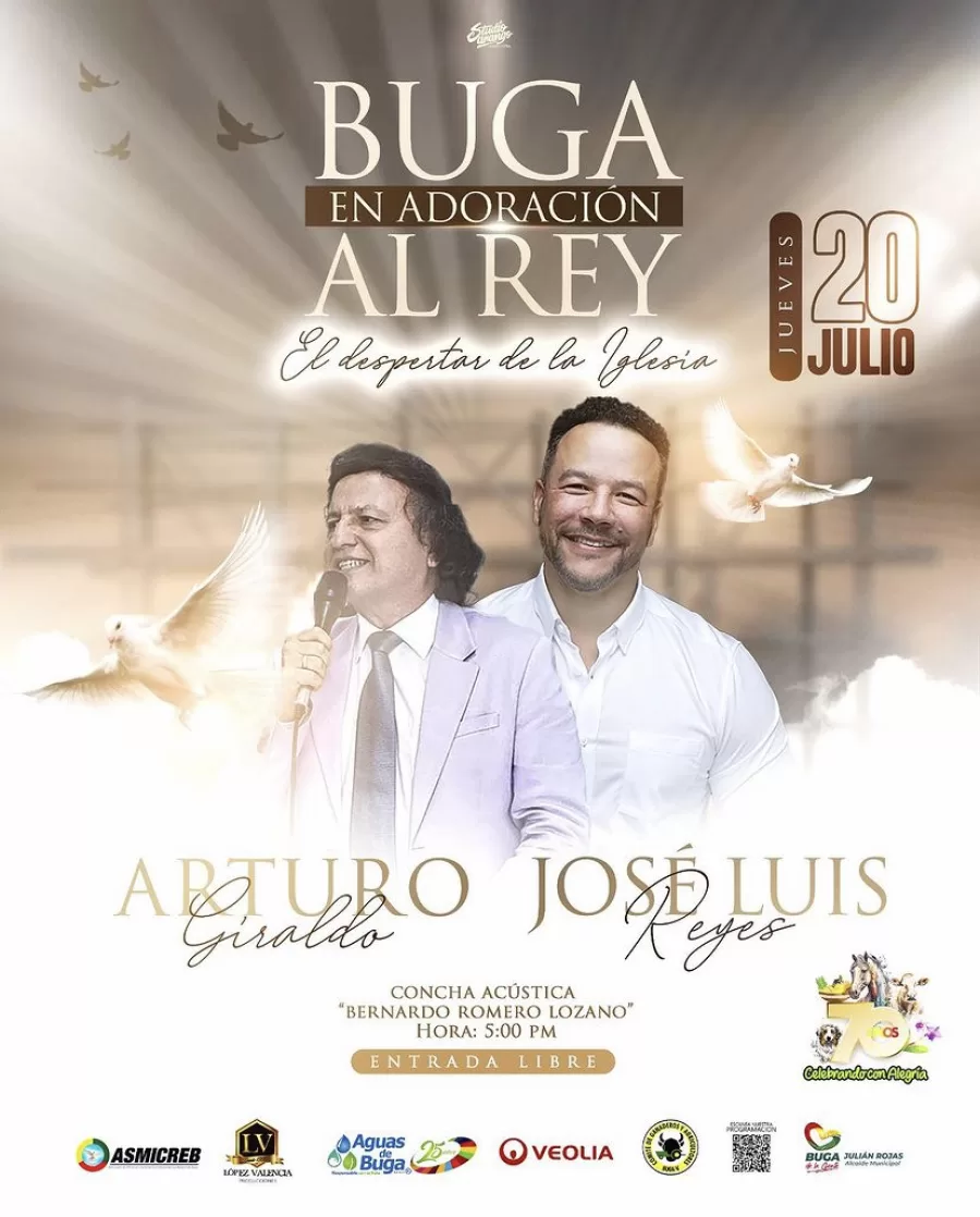 Esta es la programación de la Feria de Buga 2023 versión 70 Esta es la programación de la Feria de Buga 2023 versión 70