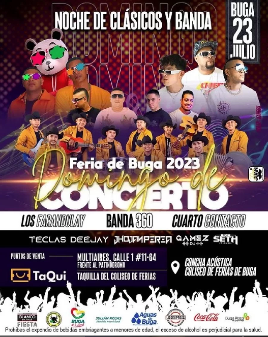 Así se vivieron los Conciertos en la Feria de Buga