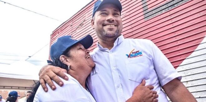 Mario Valens, con la fuerza del pueblo. Yotoco