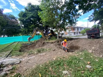 Alcalde Gustavo Vélez inició obras que darán apertura a las Calles 29A y 34 Alcalde Gustavo Vélez inició obras que darán apertura a las Calles 29A y 34