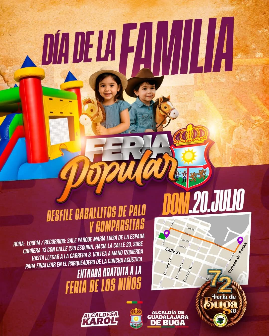 Cabalgata Infantil Feria de Buga Versión 72