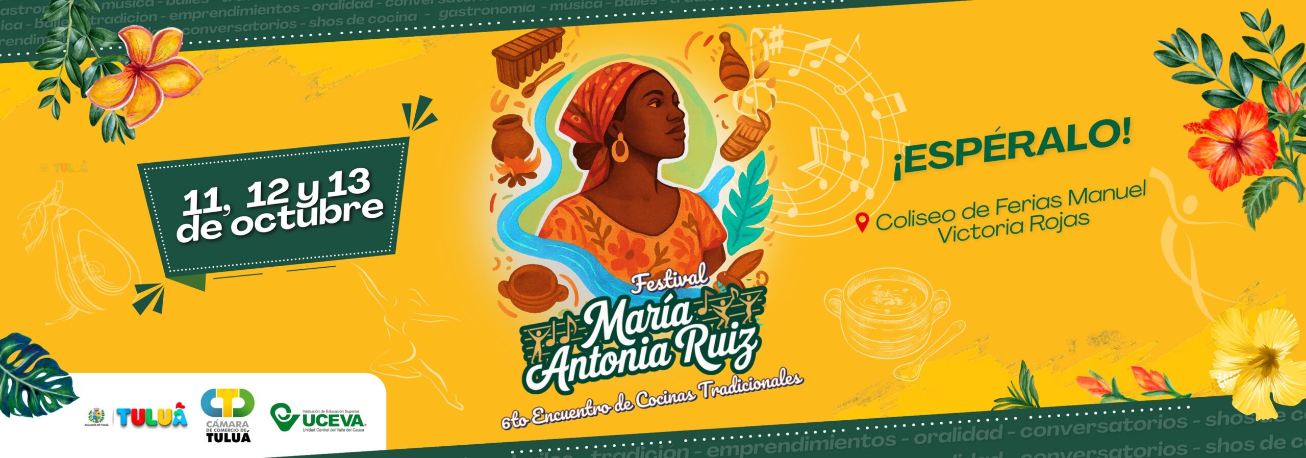 Tuluá se prepara para vivir el Festival María Antonia Ruiz y Encuentro de Cocinas