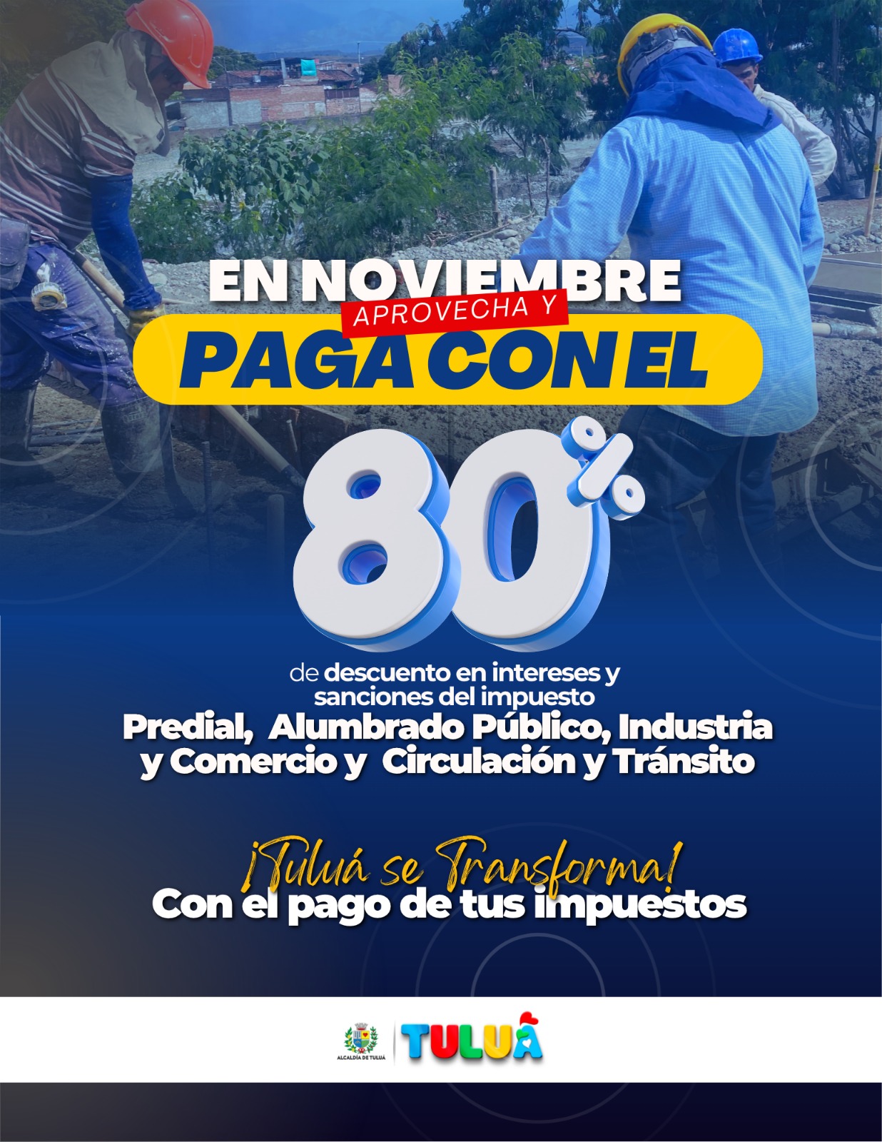 ¡Llegó noviembre y con él, una gran oportunidad para los tulueños! ¡Llegó noviembre y con él, una gran oportunidad para los tulueños!