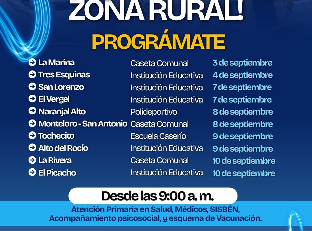 🌄💙 ¡Regresamos a la zona rural! Seguimos acercando nuestros servicios a las comunidades.