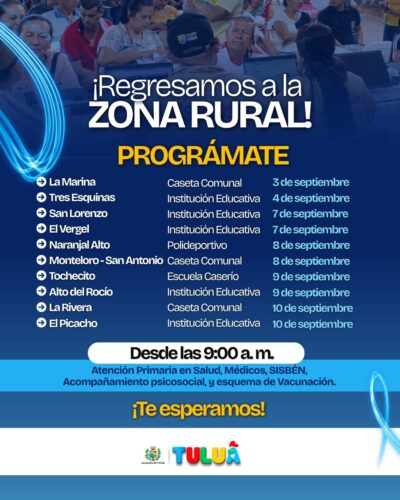🌄💙 ¡Regresamos a la zona rural! Seguimos acercando nuestros servicios a las comunidades.