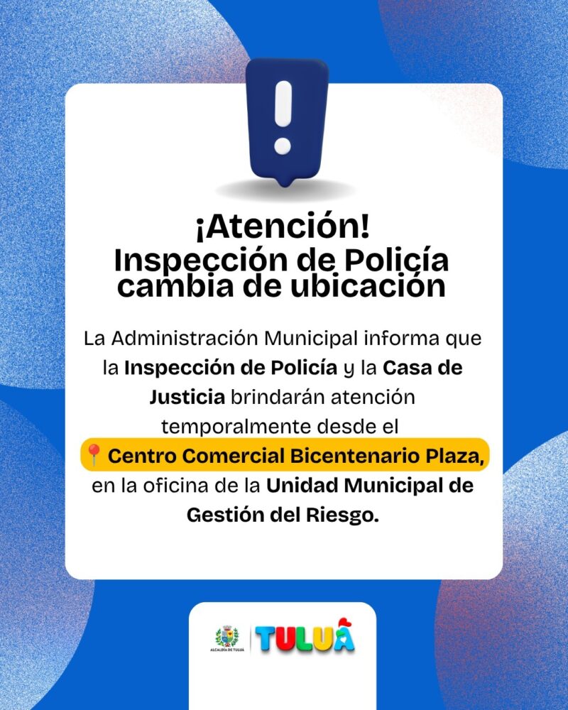 📢 ¡Atención, tulueños!