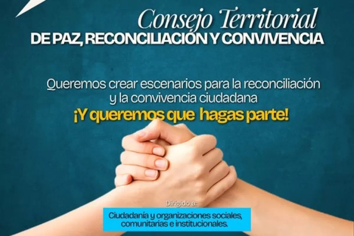 Tuluá abre convocatoria para conformar el Consejo Territorial de Paz, Reconciliación y Convivencia Tuluá abre convocatoria para conformar el Consejo Territorial de Paz, Reconciliación y Convivencia
